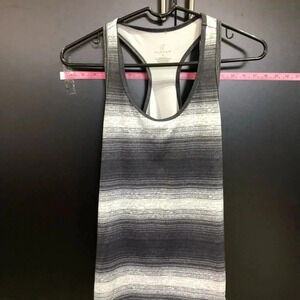 H2 HANNAH Racerback scoop neck, horizontal Striped athletic Tank Top